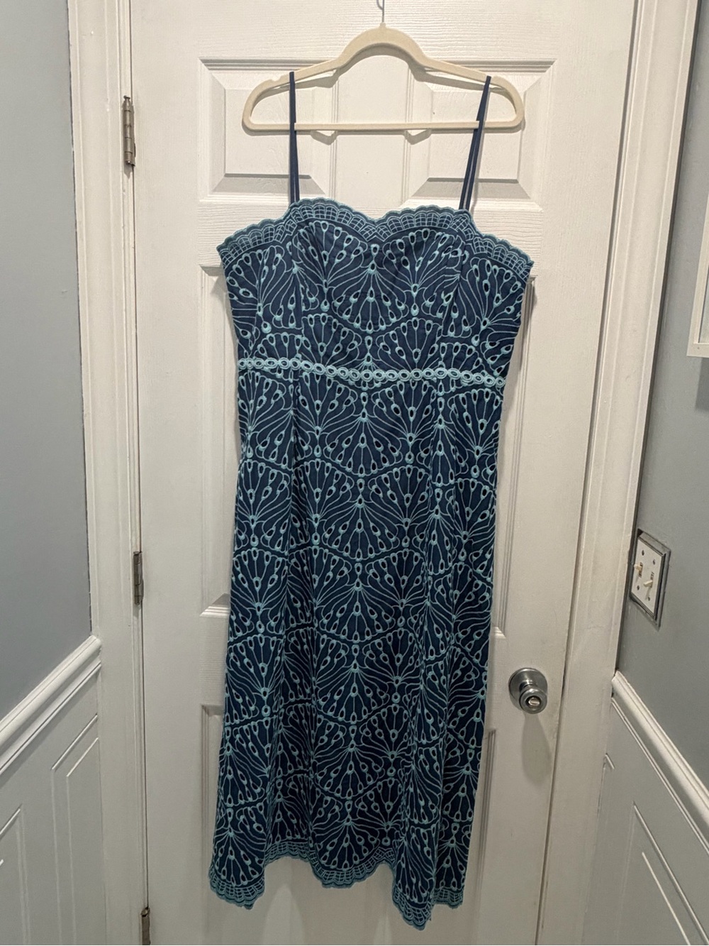 Arlin Midi Dress in Starlight Navy